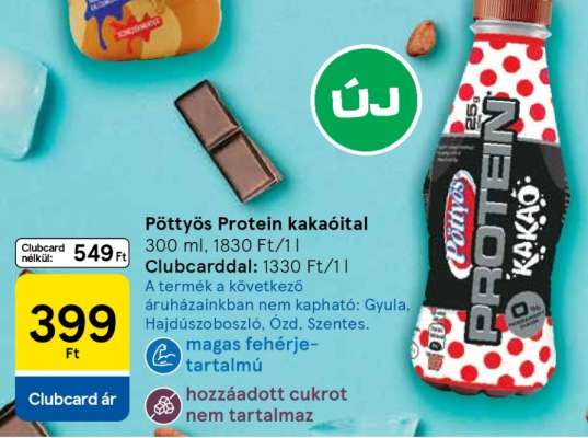 Pöttyös Protein kakaóital