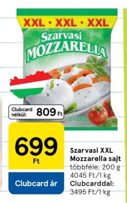 Szarvasi XXL Mozzarella sajt