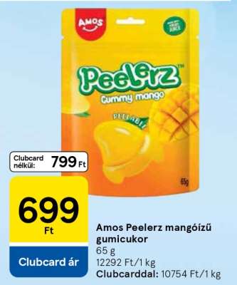 Amos Peelerz mangóízű gumicukor