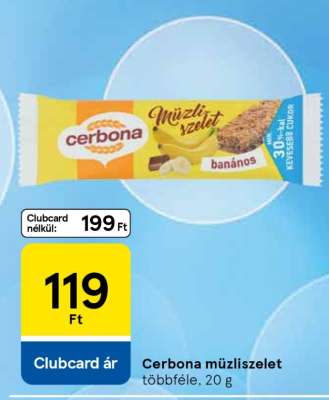 CERBONA Müzliszelet*