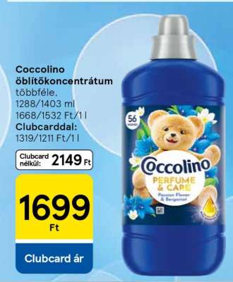 Coccolino öblítőkoncentrátum