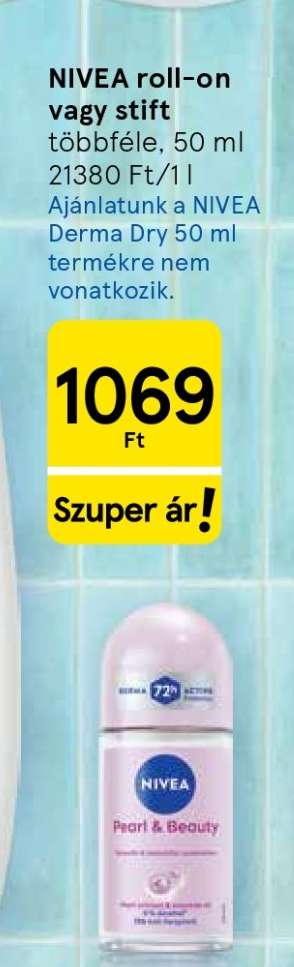 NIVEA roll-on vagy stift