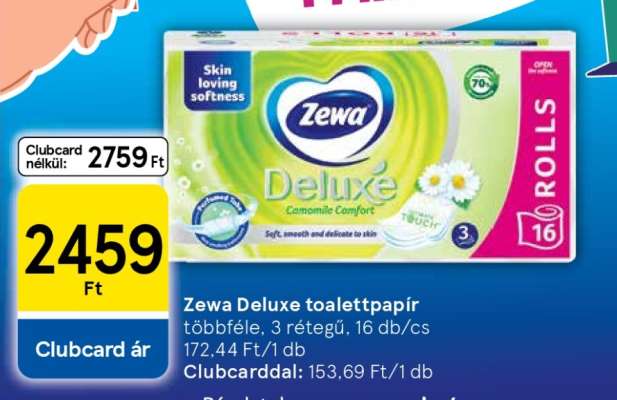 Zewa Deluxe toalettpapír