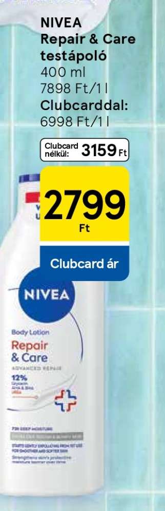 NIVEA Repair & Care testápoló