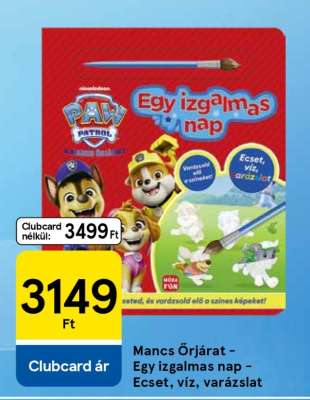 Mancs Őrjárat - Egy izgalmas nap - Ecset, víz, varázslat