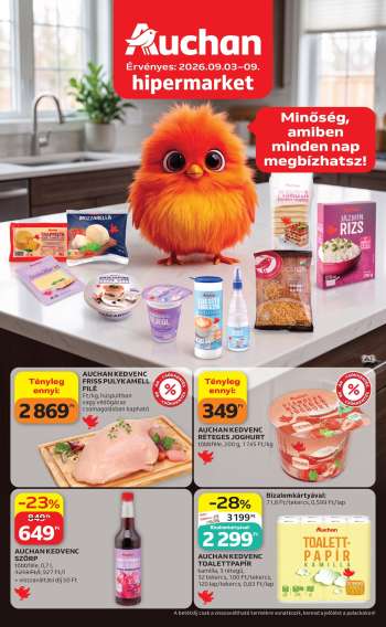Újság Auchan - 2026.09.03 - 2026.09.09.