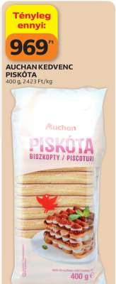 Auchan Kedvenc Piskóta