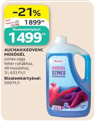 AUCHAN KEDVENC MOSÓGÉL