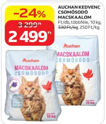 AUCHAN KEDVENC CSOMÓSODÓ MACSKAALOM