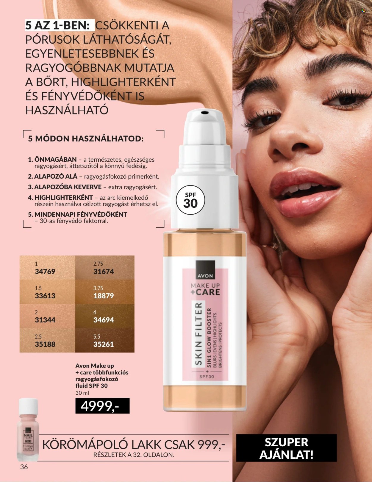 Avon akciós újságok - 2026.09.01 - 2026.09.30. Oldal 36