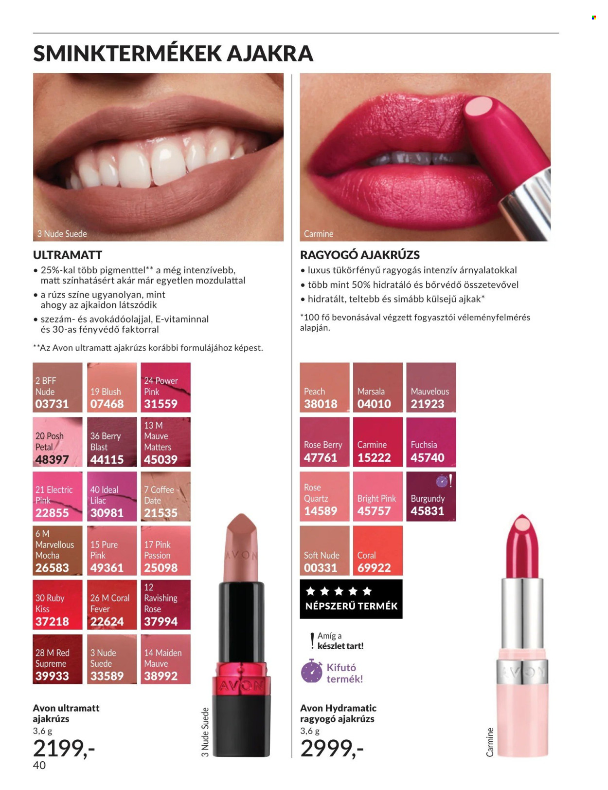 Avon akciós újságok - 2026.09.01 - 2026.09.30. Oldal 40