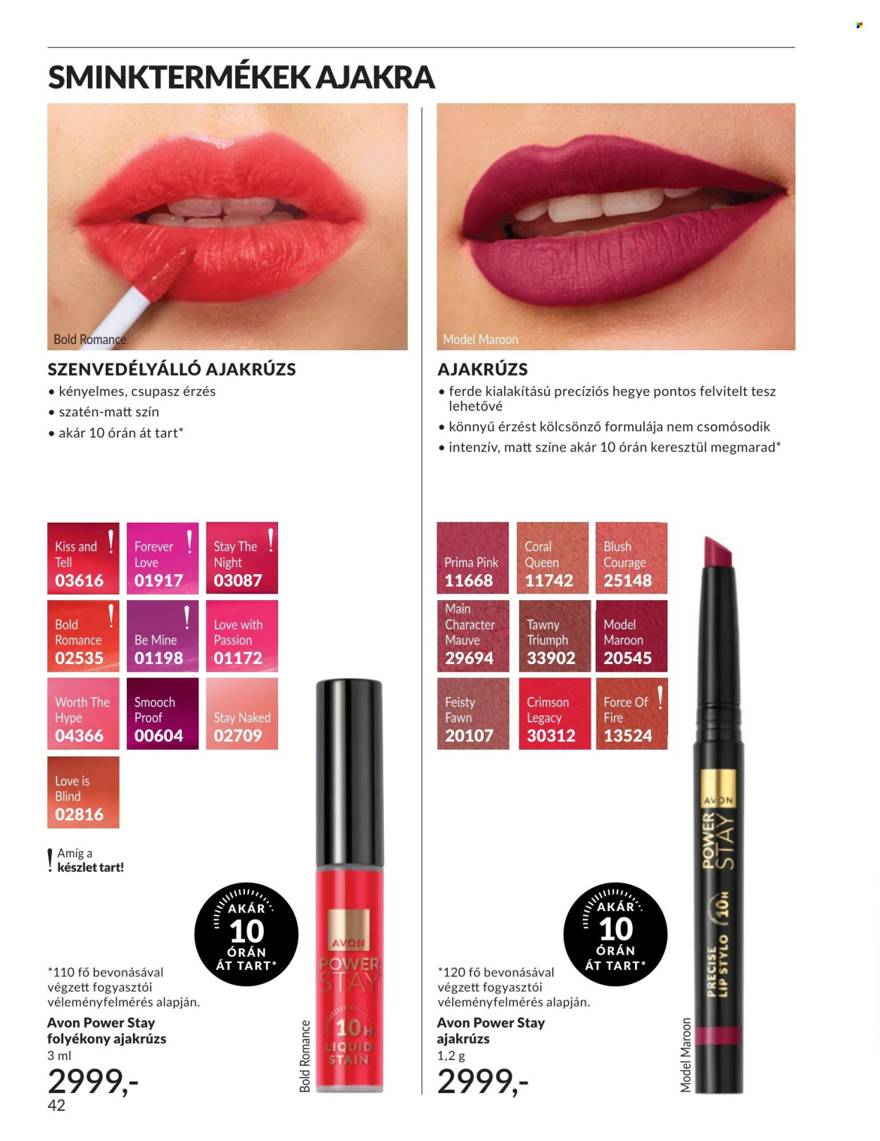 Avon akciós újságok - 2026.09.01 - 2026.09.30. Oldal 42