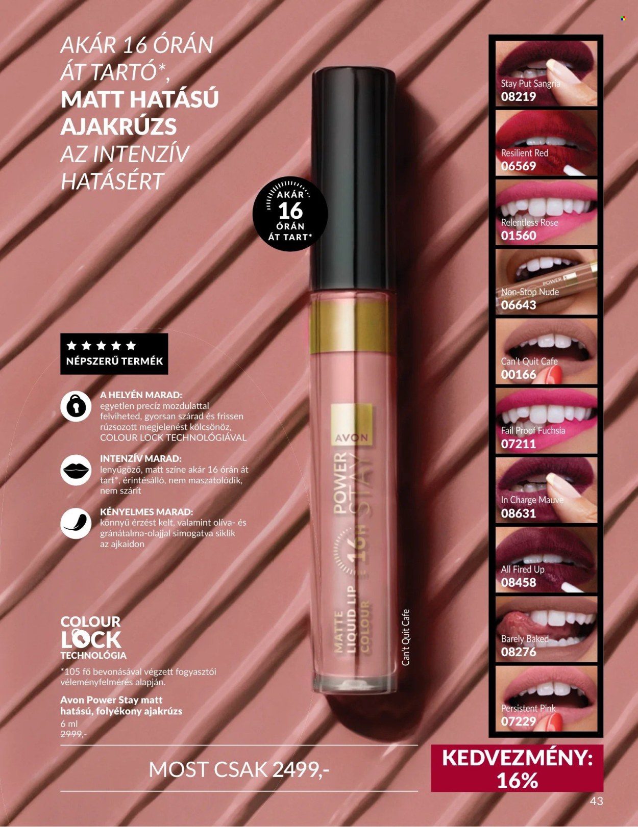 Avon akciós újságok - 2026.09.01 - 2026.09.30. Oldal 43
