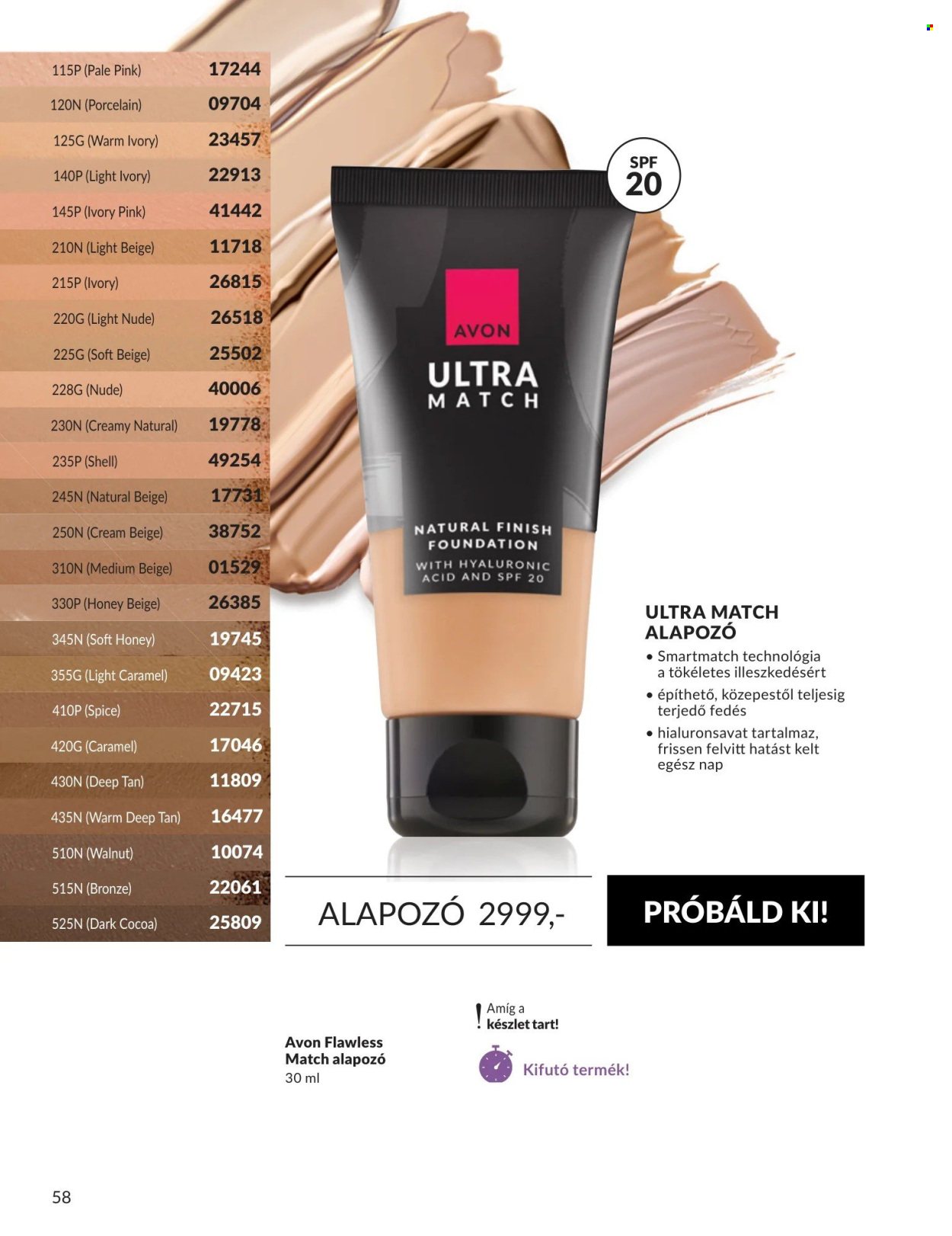 Avon akciós újságok - 2026.09.01 - 2026.09.30. Oldal 58