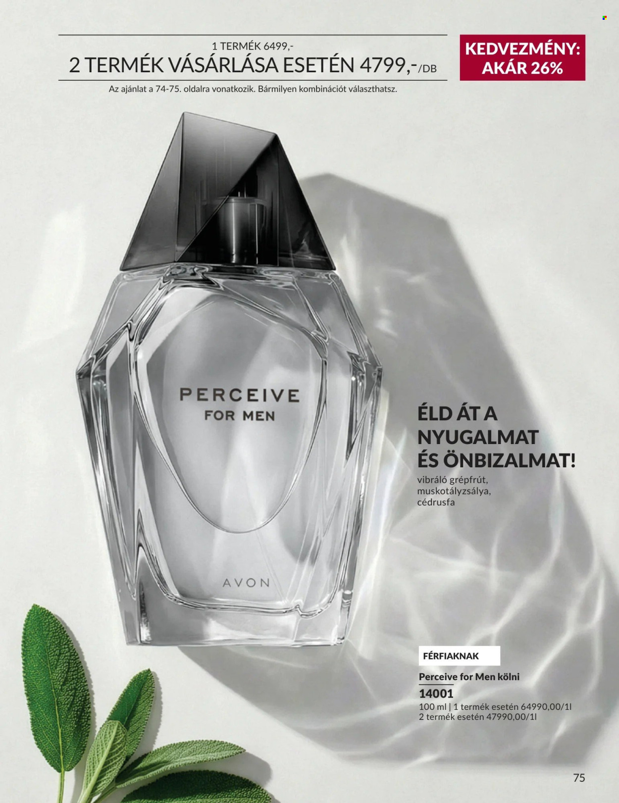 Avon akciós újságok - 2026.09.01 - 2026.09.30. Oldal 75