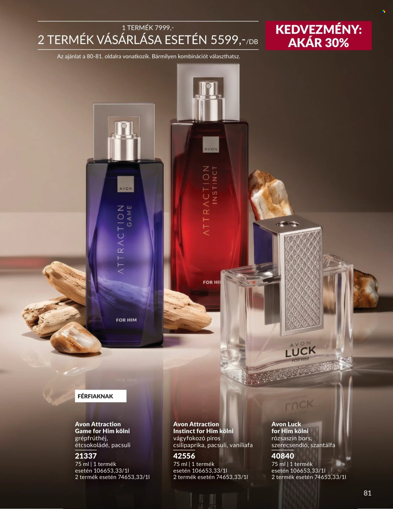 Avon akciós újságok - 2026.09.01 - 2026.09.30. Oldal 81