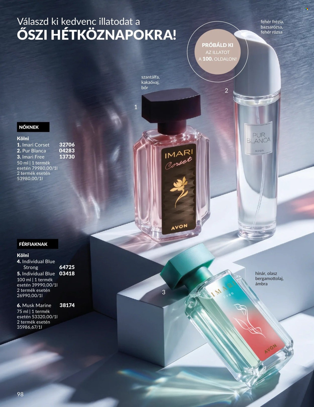 Avon akciós újságok - 2026.09.01 - 2026.09.30. Oldal 98
