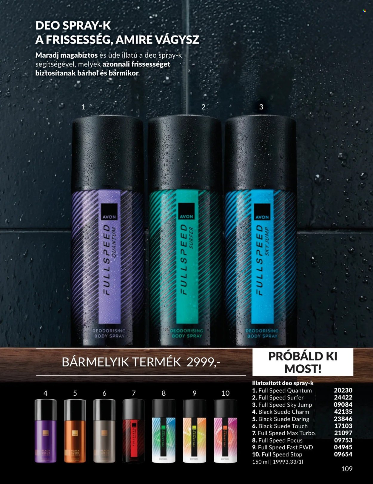 Avon akciós újságok - 2026.09.01 - 2026.09.30. Oldal 109