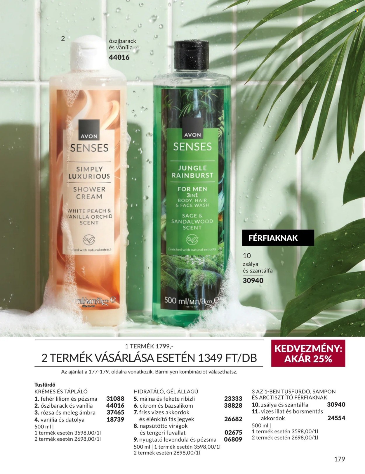 Avon akciós újságok - 2026.09.01 - 2026.09.30. Oldal 179