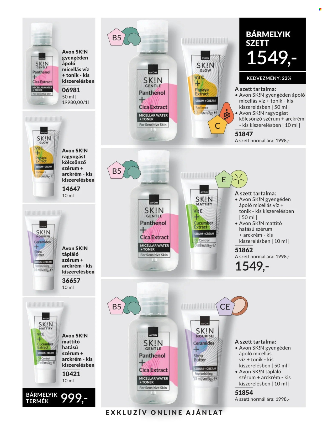 Avon akciós újságok - 2026.09.01 - 2026.09.30. Oldal 209