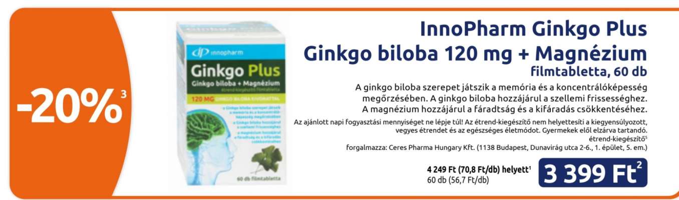 InnoPharm Ginkgo Plus