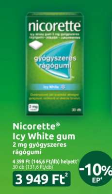 nicorette® Icy White gum