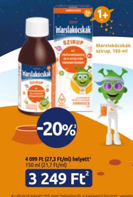 Marslakócskák szirup, 150 ml