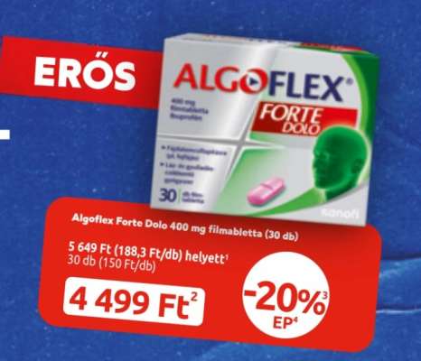Algoflex Forte Dolo 400 mg filmtabletta (30 db)