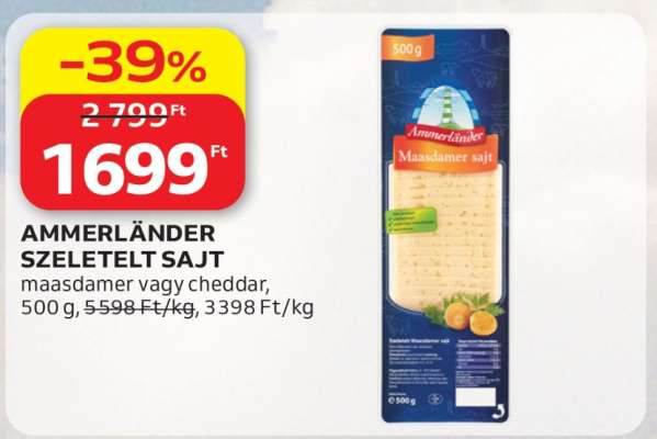 AMMERLÄNDER SZELETELT SAJT