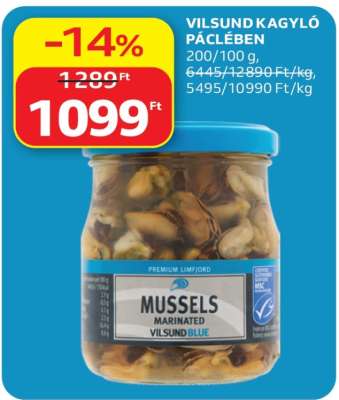 Vilsund Kagyló páclében