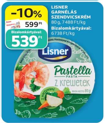LISNER GARNÉLÁS SZENDVICSKRÉM