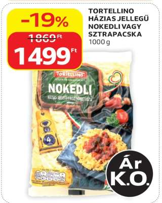 Tortellino Háziás Jellegű Nokedli vagy Sztrapacska