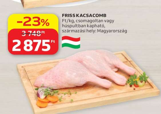 Friss kacsacomb