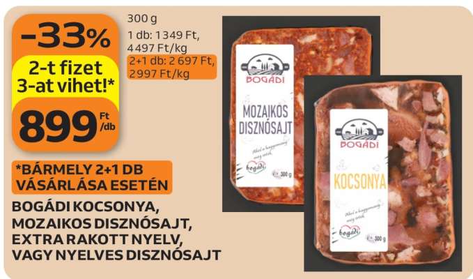 Bogádi Kocsonya, Mozaikos Disznósajt, Extra Rakott Nyelv vagy Nyelves Disznósajt