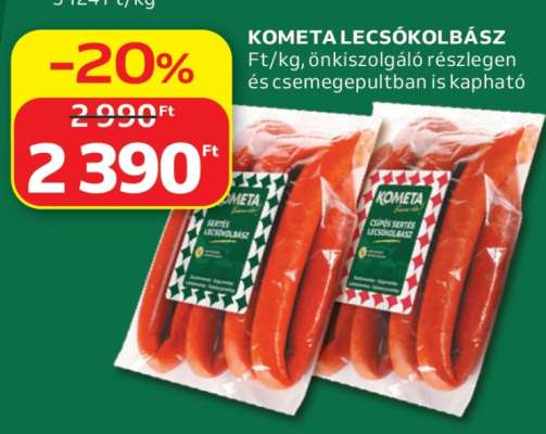 Kometa lecsókolbász