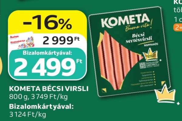 KOMÉTA BÉCSI VIRSLI