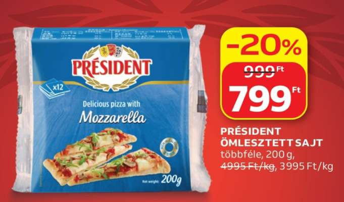 PRÉSIDENT Ömlesztett Sajt