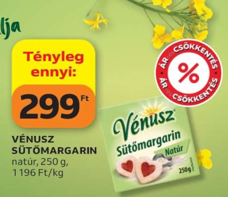 VÉNUSZ Sütőmargarin*