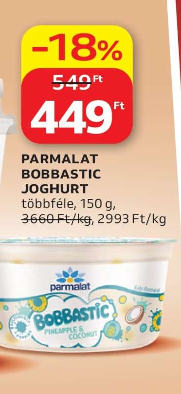PARMALAT BOBBASTIC JOGHURT