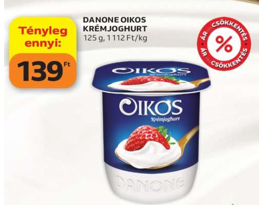 DANONE Oikos krémjoghurt