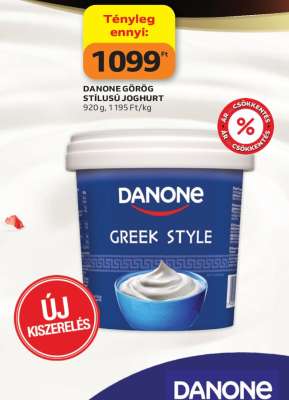 Danone görög stílusú joghurt