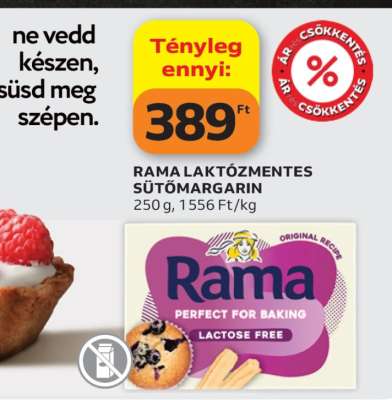 Rama laktózmentes sütőmargarin