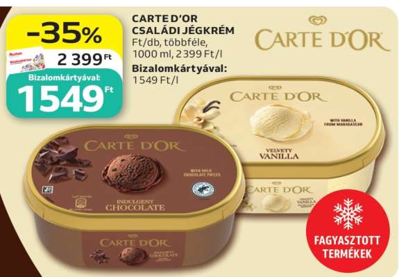 CARTE D’OR CSALÁDI JÉGKRÉM