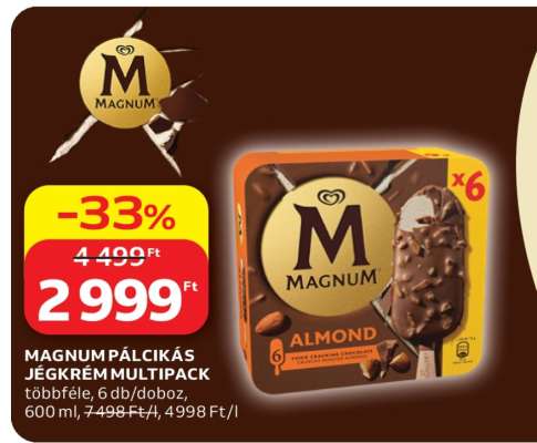 Magnum Pálcikás Jégkrém Multipack