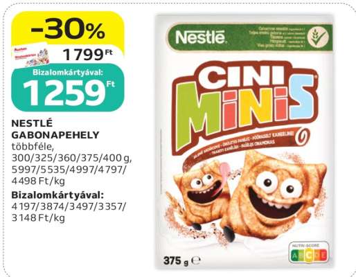 NESTLÉ Gabonapehely