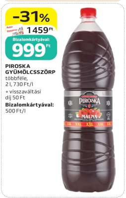 PIROSKA GYÜMÖLCSZÖRP