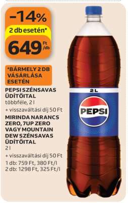 Pepsi szénsavas üdítőital