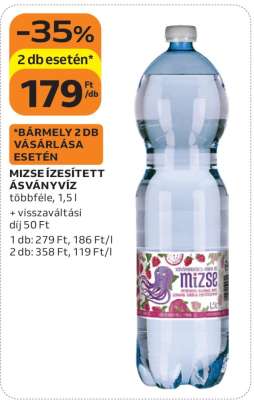 Mizse Ízesített Ásványvíz