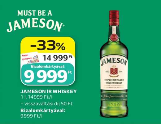 JAMESON Ír whiskey*