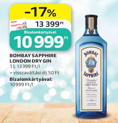 BOMBAY SAPPHIRE London Dry Gin